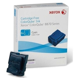 XEROX - Xerox ColorQube 8870-108R00958 Mavi Orjinal Katı Mürekkep 6Lı