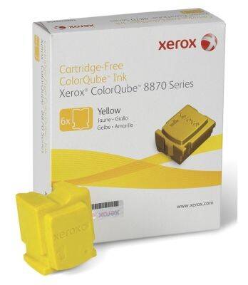 Xerox ColorQube 8870-108R00960 Sarı Orjinal Katı Mürekkep 6Lı