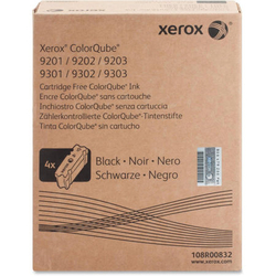 XEROX - Xerox ColorQube 9201-108R00832 Metered Siyah Orjinal Katı Mürekkep 4Lü