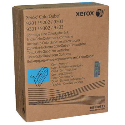 Xerox ColorQube 9201-108R00833 Metered Mavi Orjinal Katı Mürekkep 4Lü
