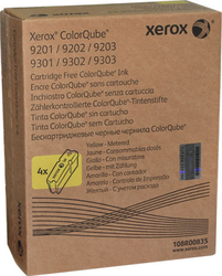 XEROX - Xerox ColorQube 9201-108R00835 Metered Sarı Orjinal Katı Mürekkep 4Lü