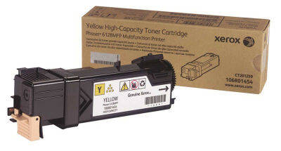 Xerox Phaser 6128-106R01458 Yellow Original Toner - 1