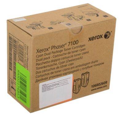 Xerox Phaser 7100-106R02609 Mavi Orjinal Toner 2Li Paket