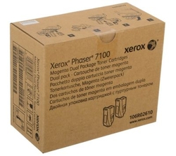 XEROX - Xerox Phaser 7100-106R02610 Kırmızı Orjinal Toner 2Li Paket