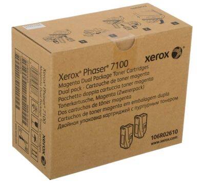 Xerox Phaser 7100-106R02610 Kırmızı Orjinal Toner 2Li Paket