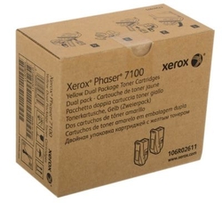 Xerox Phaser 7100-106R02611 Yellow Original Toner 2Li Paket - XEROX