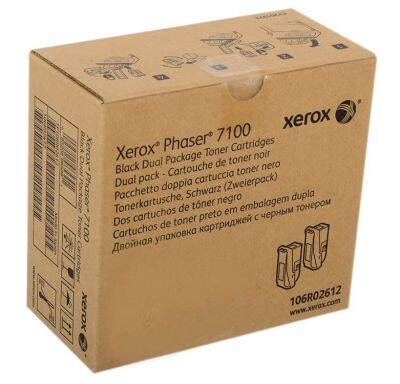 Xerox Phaser 7100-106R02612 Black Original Toner 2Li Paket - 1