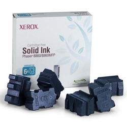 Xerox Phaser 8860-108R00817 Cyan Original Katı Mürekkep 6Lı - XEROX