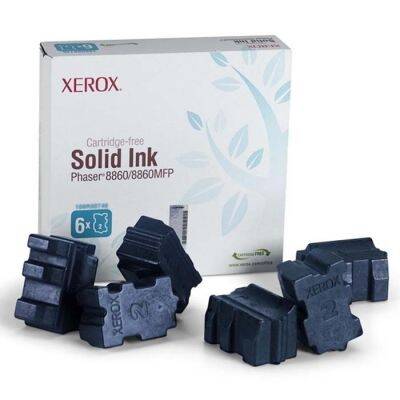Xerox Phaser 8860-108R00817 Cyan Original Katı Mürekkep 6Lı - 1