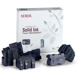 Xerox Phaser 8860-108R00820 Black Original Katı Mürekkep 6Lı - XEROX