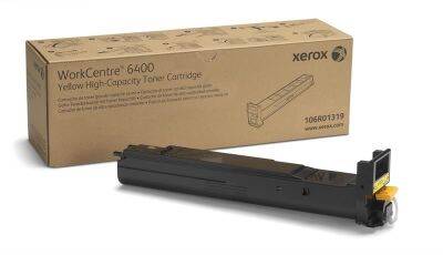 Xerox WorkCentre 6400-106R01319 Sarı Orjinal Toner Yüksek Kapasiteli