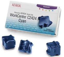 XEROX - Xerox Workcentre C2424-108R00660 Mavi Orjinal Katı Mürekkep 3Lü